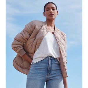 [NWOT] Quilted Bomber Jacket